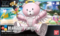 Bandai 1/144 HGBF BEARGGUY PRETTY Ca. 14cm Groß