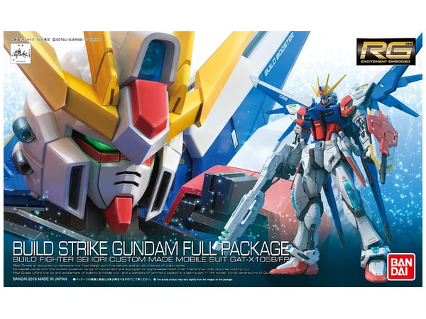 Bandai 1/144 RG GAT-X105B / FP Build Strike Gundam Full Package Ca. 14cm Groß 1 Bandai 1/144 RG GAT-X105B / FP Build Strike Gundam Full Package Ca. 14cm Groß